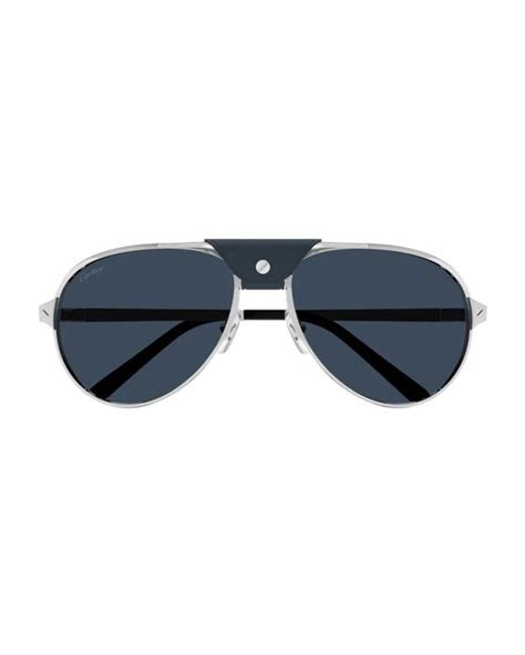 ct0034s cartier|Santos de Cartier sunglasses.